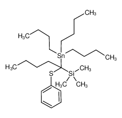 105494-80-2 1-phenylthio-1-tributylstannyl-1-trimethylsilylpentane