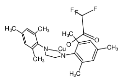 1260016-13-4 structure, C23H27CuF3N2O2