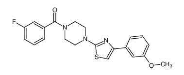 606088-62-4 structure, C21H20FN3O2S