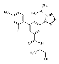 1000585-55-6 structure, C21H24FN5O2