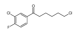 6-chloro-1-(3-chloro-4-fluorophenyl)hexan-1-one 898761-18-7
