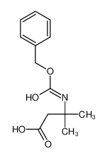 3-(((Benzyloxy)carbonyl)amino)-3-methylbutanoic acid 51219-55-7