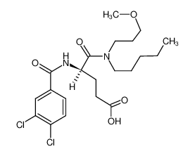 119817-90-2 structure, C21H30Cl2N2O5