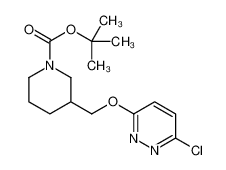 tert-butyl 3-[(6-chloropyridazin-3-yl)oxymethyl]piperidine-1-carboxylate 939986-58-0