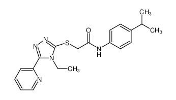 575459-15-3 structure, C20H23N5OS