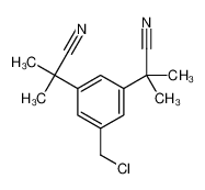 2-[3-(chloromethyl)-5-(2-cyanopropan-2-yl)phenyl]-2-methylpropanenitrile 120511-91-3