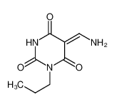 5-aminomethylene-1-propyl-pyrimidine-2,4,6-trione