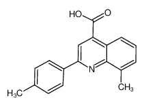 8-Methyl-2-(4-methylphenyl)quinoline-4-carboxylic acid 18060-44-1