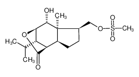 187986-31-8 ((1R,4R,5R,5aR,6S,8aS,9S)-5-hydroxy-9-isopropyl-5a-methyl-2-oxooctahydro-1H-1,4-methanocyclopenta[d]oxepin-6-yl)methyl methanesulfonate