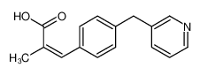 75987-08-5 (E)-2-甲基-3-[4-(吡啶-3-基甲基)苯基]丙-2-烯酸