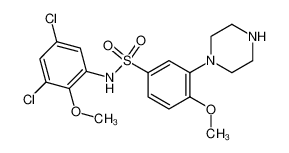 402713-80-8 structure, C18H21Cl2N3O4S