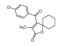 4-(4-氯苯甲酰基)-3-甲基-1-氧杂螺[4.5]癸-3-烯-2-酮