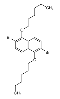 207799-29-9 structure, C22H30Br2O2