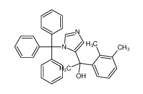 176721-03-2 1-(2,3-二甲基苯基)-1-(1-三苯甲游基-1H-咪唑-5-基)乙醇