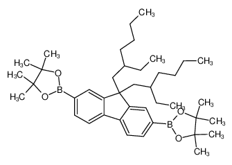 2-(9,9-bis(2-ethylhexyl)-2-(4,4,5,5-tetramethyl-1,3,2-dioxaborolan-2-yl)-9H-fluoren-7-yl)-4,4,5,5-tetramethyl-1,3,2-dioxaborolane 357219-41-1