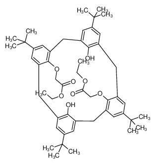 O(1),O(3)-BIS(CARBETHOXYMETHYL)-P-TERT-BUTYLCALIX(4)ARENE 97600-49-2