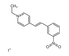 1-ethyl-4-[2-(3-nitrophenyl)ethenyl]pyridin-1-ium,iodide 109450-79-5