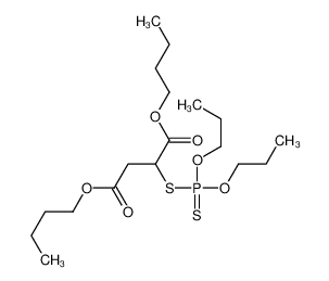 dibutyl 2-dipropoxyphosphinothioylsulfanylbutanedioate 68413-47-8