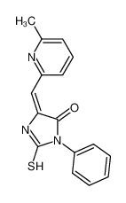 (5E)-2-Mercapto-5-[(6-methylpyridin-2-yl)-methylene]-3-phenyl-3,5-dihydro-4H-imidazol-4-one