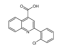 2-(2-chlorophenyl)quinoline-4-carboxylic acid 20389-09-7