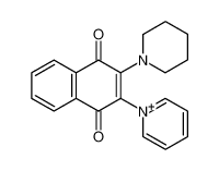 1-(1,4-dioxo-3-piperidin-1-yl-1,4-dihydro-naphthalen-2-yl)-pyridinium