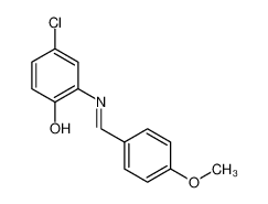 29644-84-6 4-chloro-2-[(4-methoxyphenyl)methylideneamino]phenol