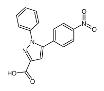 854700-36-0 spectrum, 5-(4-nitro-phenyl)-1-phenyl-1H-pyrazole-3-carboxylic acid