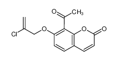 86290-52-0 spectrum, 8-acetyl-7-((β-chloroallyl)oxy)coumarin