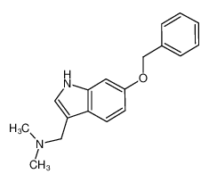 N,N-dimethyl-1-(6-phenylmethoxy-1H-indol-3-yl)methanamine 57765-22-7