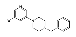 1-benzyl-4-(5-bromopyridin-3-yl)piperazine