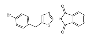 2-[5-[(4-bromophenyl)methyl]-1,3-thiazol-2-yl]isoindole-1,3-dione