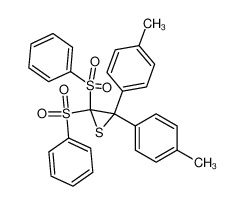 121434-33-1 3,3-bis(phenylsulphonyl)-2,2-di-p-tolylthiirane