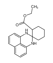 ethyl spiro[1,3-dihydroperimidine-2,2'-cyclohexane]-1'-carboxylate 6662-96-0
