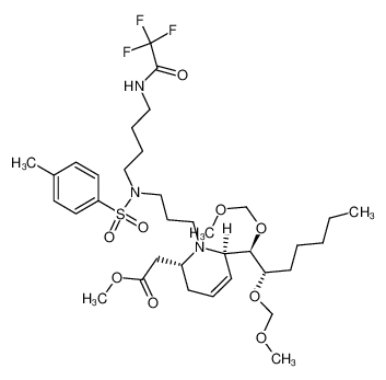 91377-26-3 structure, C35H56F3N3O9S