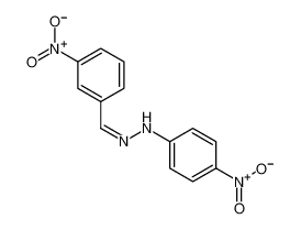 4-nitro-N-[(Z)-(3-nitrophenyl)methylideneamino]aniline 3805-41-2