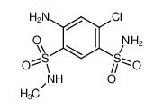 13659-98-8 spectrum, 4-amino-2-chloro-5-(methylsulfamyl)benzenesulfonamide