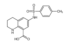 6-{[(4-Methylphenyl)sulfonyl]amino}-1,2,3,4-tetrahydro-8-quinolin ecarboxylic acid 123296-94-6