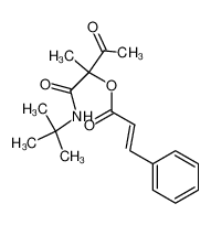 105887-09-0 1-(tert-butylamino)-2-methyl-1,3-dioxobutan-2-yl 3-phenylacrylate