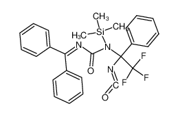 85019-57-4 3-(diphenylmethylene)-1-(2,2,2-trifluoro-1-isocyanato-1-phenylethyl)-1-(trimethylsilyl)urea