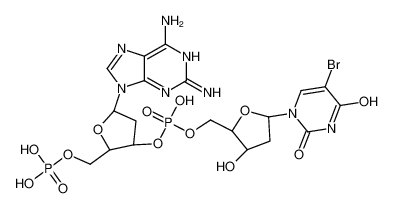 104576-80-9 structure, C19H25BrN8O13P2