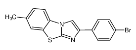 2-(4-bromophenyl)-7-methylbenzo[d]imidazo[2,1-b]thiazole 329716-26-9