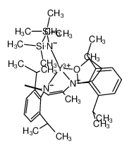 1359735-25-3 structure, C39H66N3OSi2Y