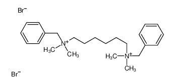 benzyl-[6-[benzyl(dimethyl)azaniumyl]hexyl]-dimethylazanium,dibromide 13221-98-2