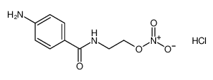 2-(4-aminobenzamido)ethyl nitrate hydrochloride