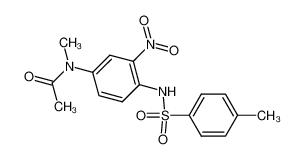 3-Nitro-4-p-toluolsulfonamido-1-(N-methylacetamido)-benzol 10228-31-6