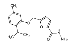 5-[(2-Isopropyl-5-methylphenoxy)methyl]-2-furohydrazide 438222-01-6
