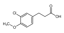 1857-56-3 3-(3-氯-4-甲氧苯基)丙酸