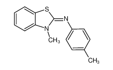 3-甲基-2-对甲苯脒苯并噻唑烷