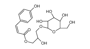 [(2S)-2-hydroxy-3-[3,4,5-trihydroxy-6-(hydroxymethyl)oxan-2-yl]oxypropyl] (E)-3-(4-hydroxyphenyl)prop-2-enoate 114420-66-5