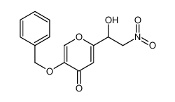 2-(1-hydroxy-2-nitroethyl)-5-phenylmethoxypyran-4-one 59281-04-8